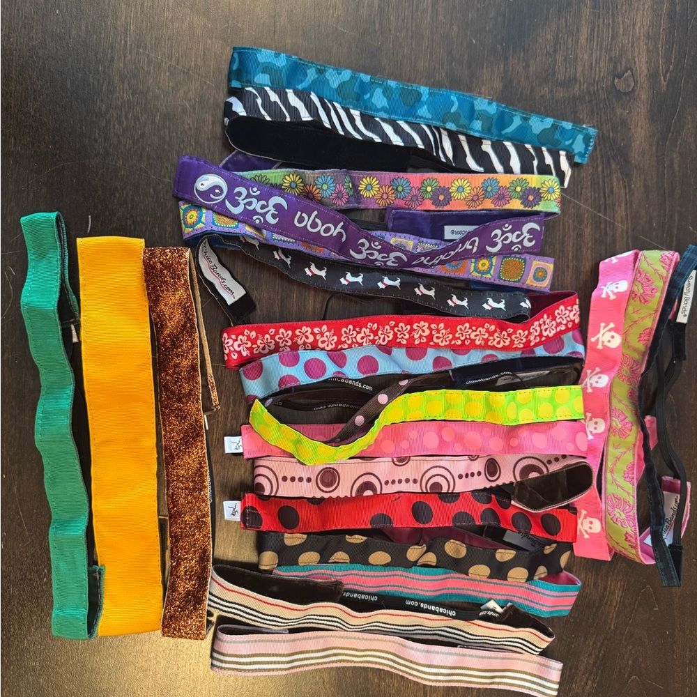 23 non slip velvet lined headbands